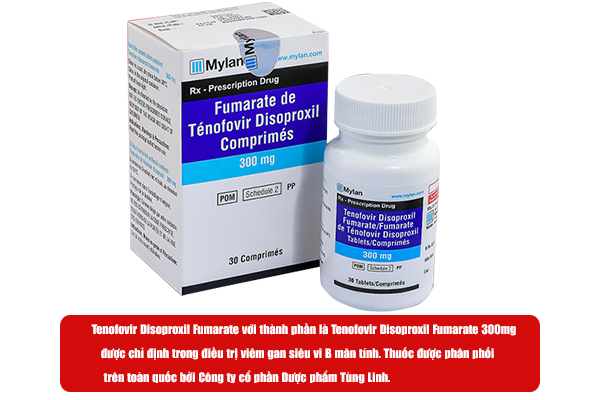Tenofovir - thuốc điều trị viêm gan B mạn tính