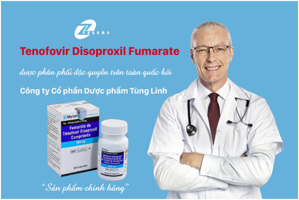 Dược phẩm Tùng Linh phân phối độc quyền Tenofovir Disoproxil Fumarate tại Việt Nam
